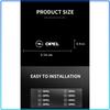 Car Steering Wheel Emblem Decal Car Interior Emblem 3D Sticker For Opel Astra H G J Insignia Mokka Zafira Corsa Vectra B C D
