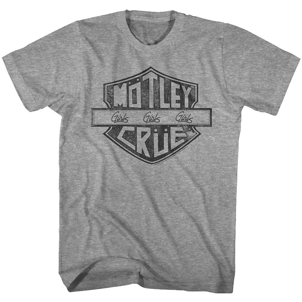 Motley Crue Road Sign Men's T Shirt Girls Hollywood California Heavy Metal Biker