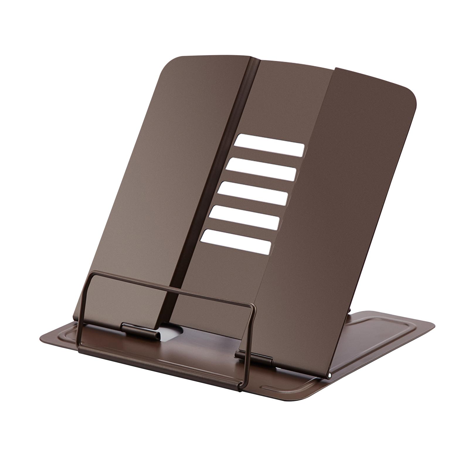 

Портативная металлическая подставка для книг, регулируемая подставка для книг, 5 углов, подставка для документов, книжная полка