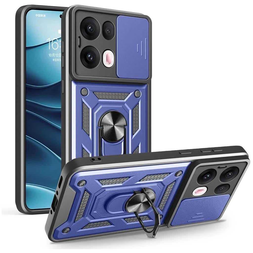 Etui pancernikowe do OPPO F29 PRO A5 PRO Reno 13 Pro 5G Etui Pierścień ochronny na aparat z suwakiem Uchwyt Pokrowiec odporny na wstrząsy Fundas