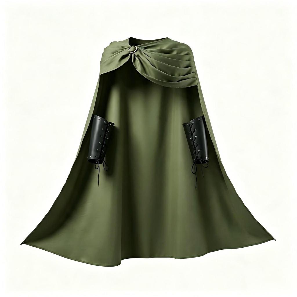 Capas de Cosplay de Guerrero Espartano con Capucha para Fans de Anime