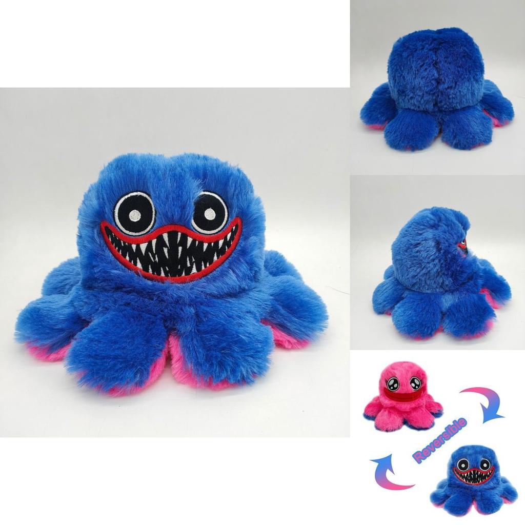 Doublesided Huggy Wuggy Poppy Playtime Plush Toys Reversible Stuffed Gifts Doll
