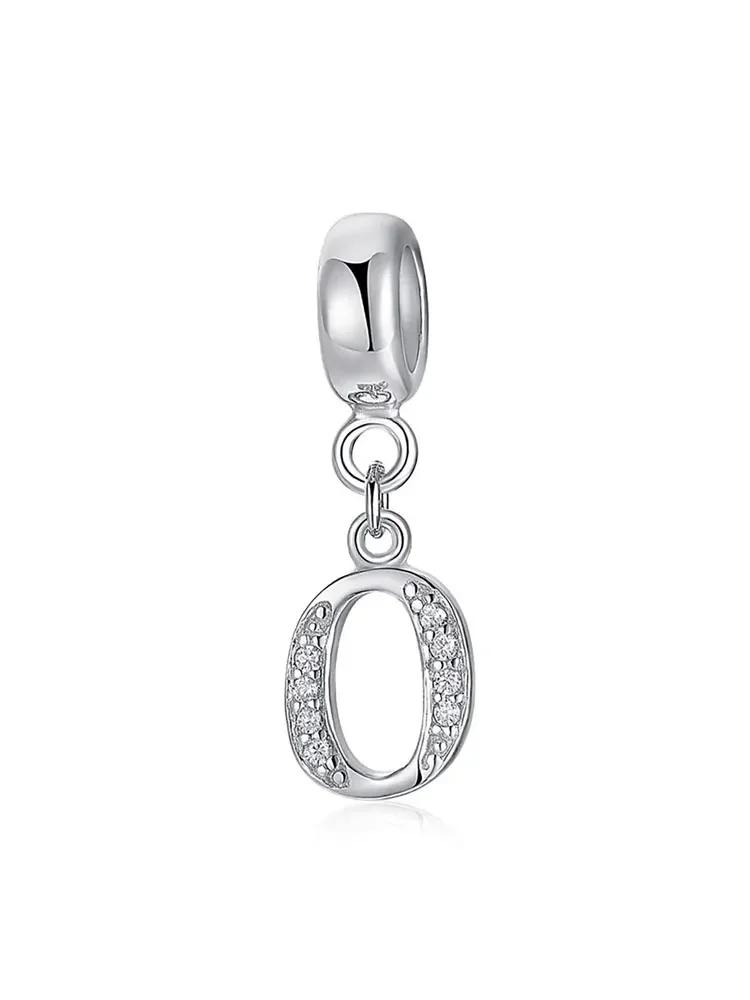 Copper Fashionable 26 Letters Of Charm Bead For Women Fit Bracelets Diy Making Anniversary Gift Fine Ladies Jewelry