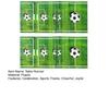 2 Pcs Green Grass Soccer Table Runner Game Day Table Decoration for Sports Theme Birthday Party Supplies Home Kitchen Dining Decor