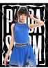Girls' Rhinestone Vest & Loose Pants Hip Hop Dance Costume Set
