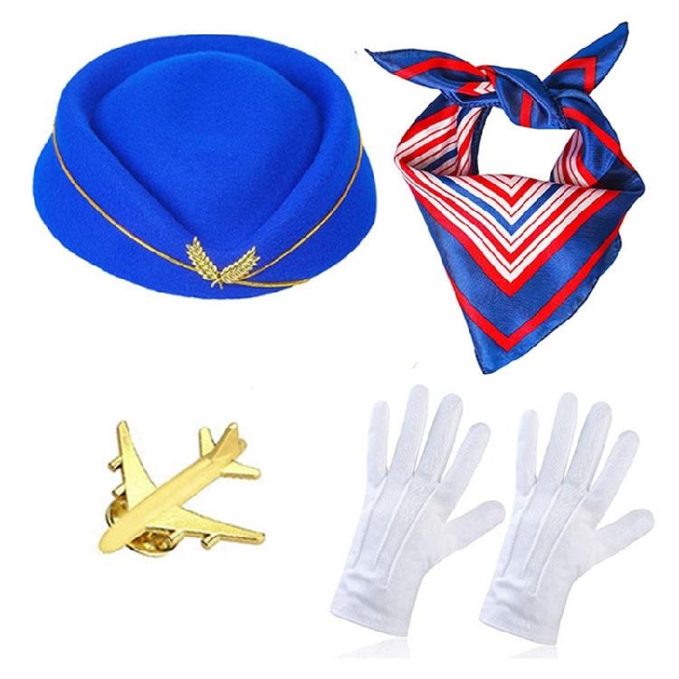 Vliegtuig stewardess hoed voor stewardess feest maskerade stewardess zonnebril