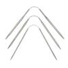 3PCS Steel Circular Knitting Needle with Wire for Blanket Crochet Knitting Needle for Weaving Knitting