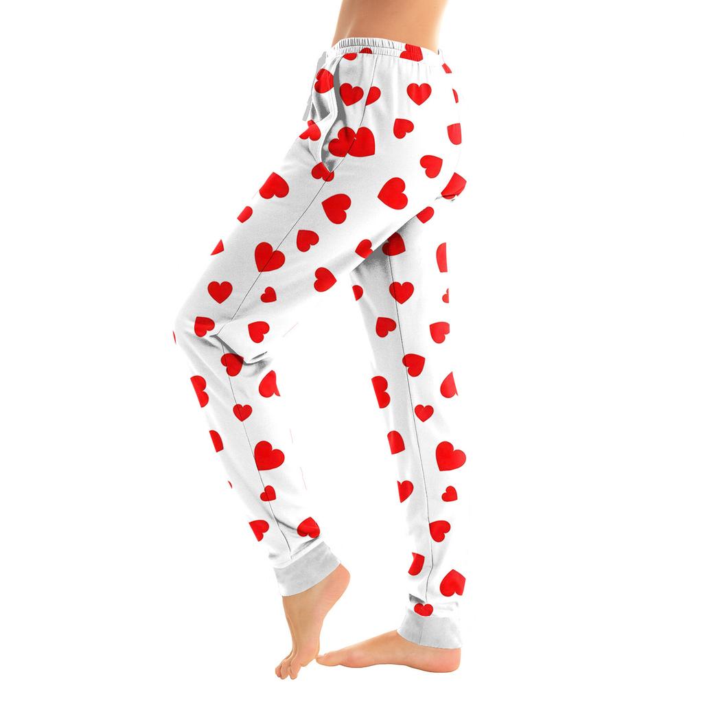 Women Winter Soild Color Pants Full Length Long Trousers Sports Pants