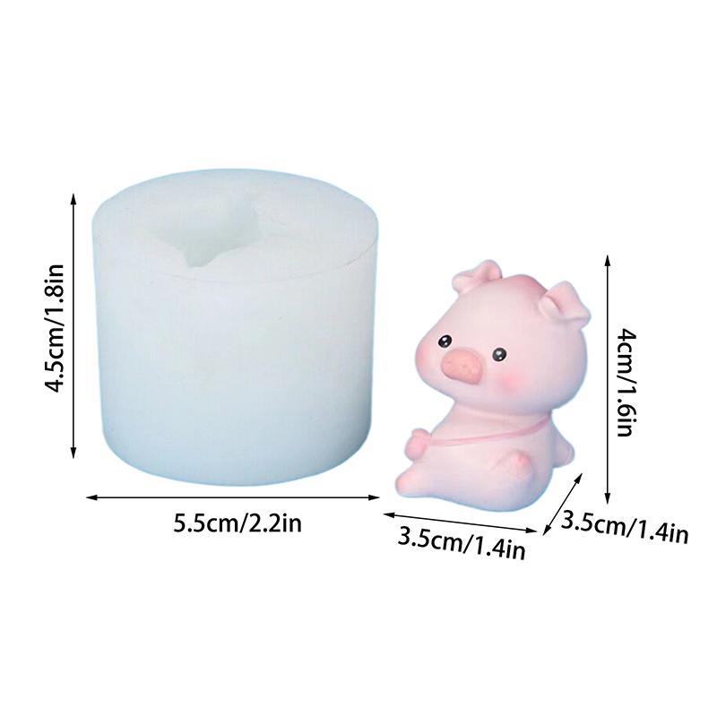 

Cute Small Pig Milk Pudding Silicone Mold Jelly Bowl Cake White Cold Ice Powder Mold Cake Mold Kitchen Accessories Bakery Tool
