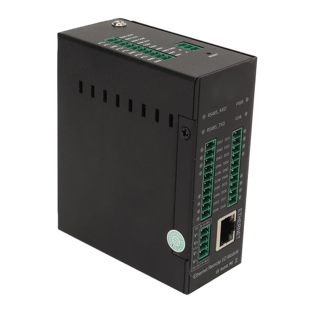 Industrial Ethernet Remote IO Module Network IO Controller Modules Anti Reverse Connection with