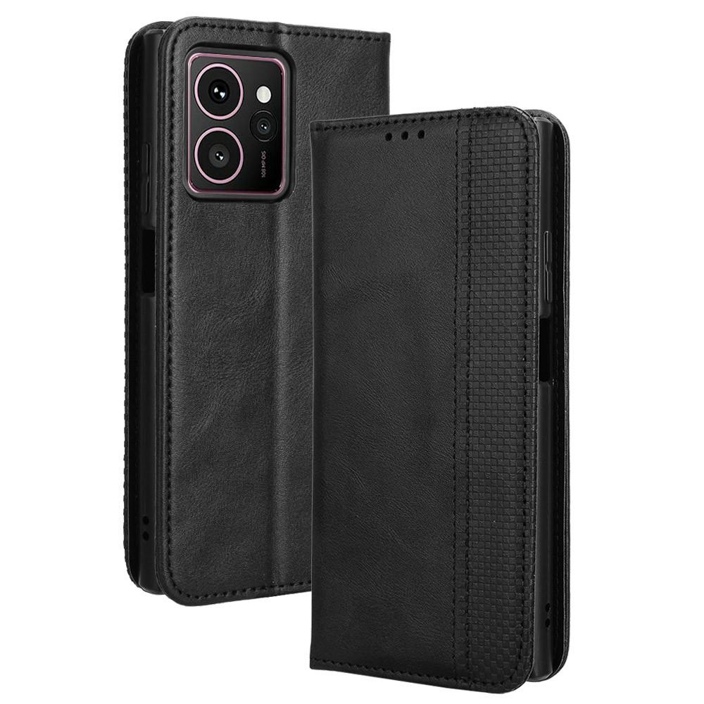 For HMD Skyline Leather Case Wallet Stand Retro Texture Phone Cover
