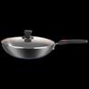Kobach 32cm Traditional Refined Iron Wok