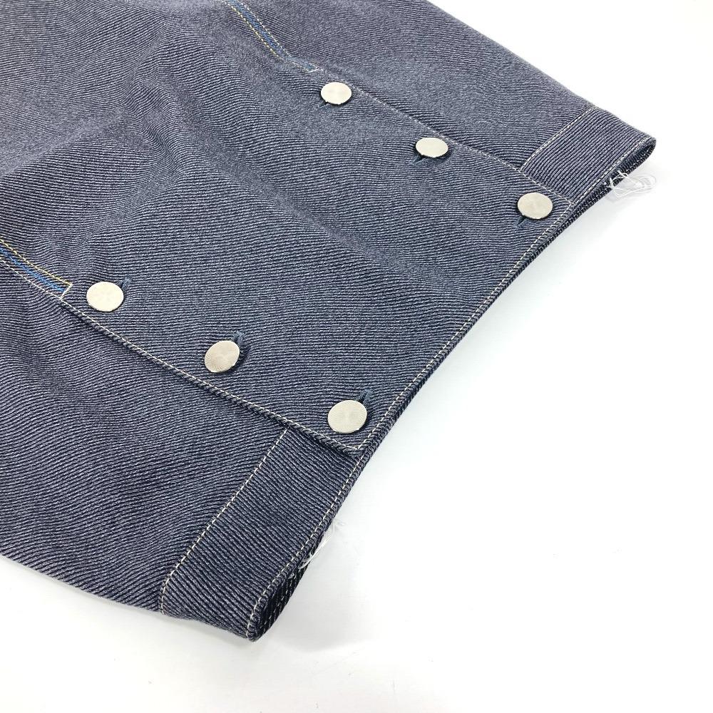 HERMES Serie logo Bottoms apparel skirt cotton blue