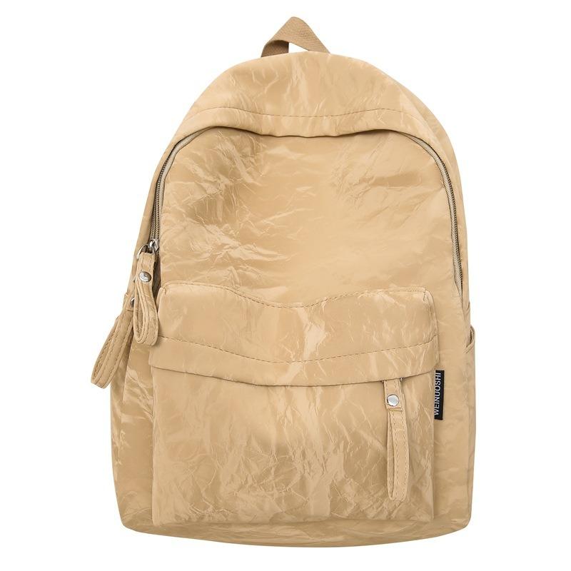 School bag new large-capacity student school bag college style lightweight school bag simple multi-compartment backpack