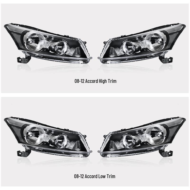 Honda Accord 2008 Headlight Assembly: 8th Gen, Low/High Trim, Original Front Headlight