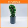 Simulation Artificial Cactus Green Plant Bonsai For Indoor And Desktop Decor