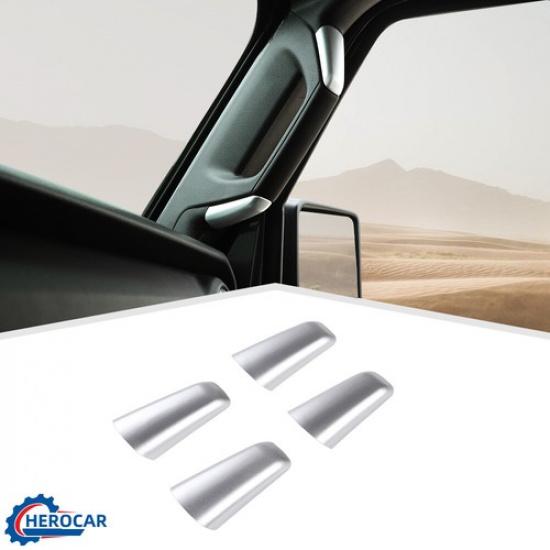 A&B Pillar Handle Grab Bar Cover Trim Panel For Jeep Wrangler JL 18+ 2 Door ABS