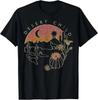 Desert Child Night Landscape Outline T- Shirt