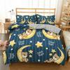 3D Teddy Bear Bedding Set White Polar Bear Bed Linen Teens Women Single Twin Queen King Full Size Duvet Cover 3pcs Bedclothes