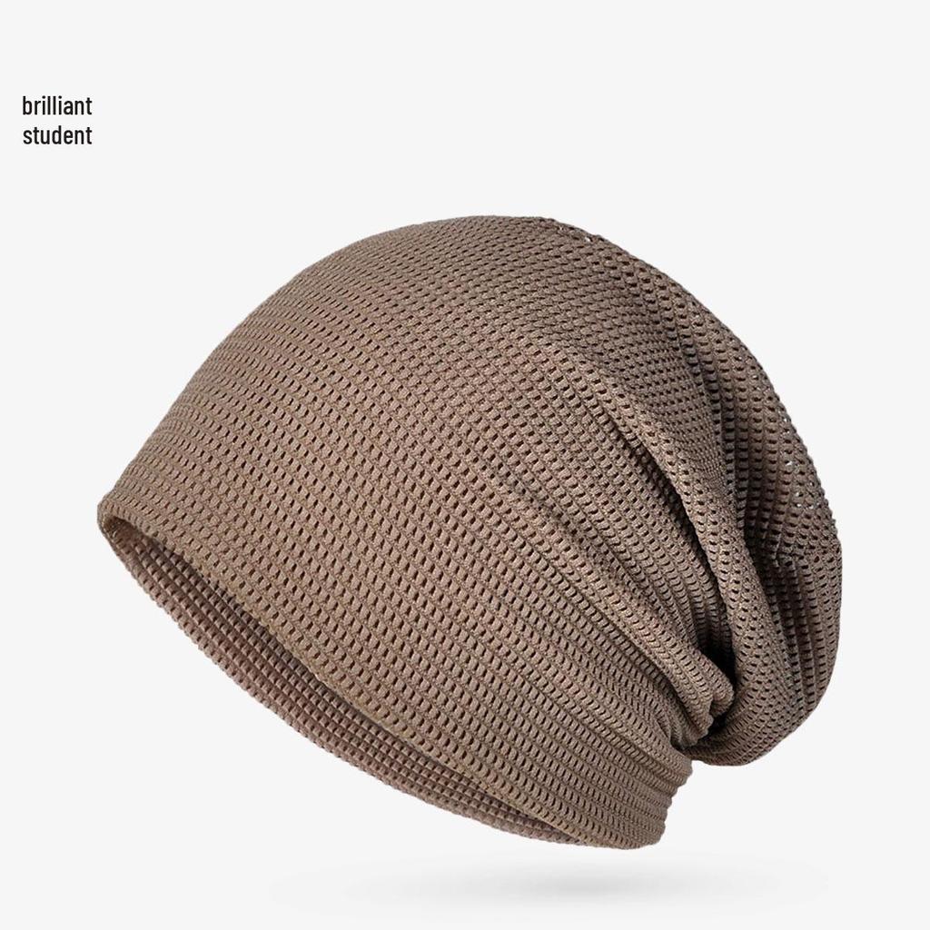 Unisex Brimless Mesh Pullover Hat for Spring/Summer - Cool, Soft & Breathable Japanese/Korean Style