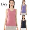 Winter Tank Top Women Thermal Vest Seamless Velvet Fast Temperature Lock Round Lady Neck Slim Fit Elastic Sleeveless Inner Wear Bottoming Casual