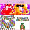 Garten Of Banban Party Supplies For Memorable Celebrations Happy Birthday Banner, Cake Toppers, Ribbon Decor
