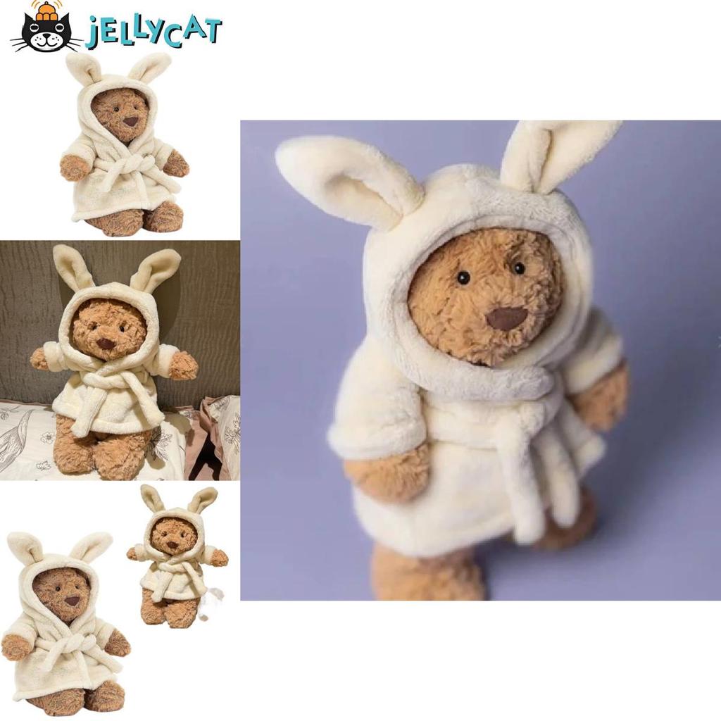 Adorabile Accappatoio Orso Peluche Giocattolo Morbido Bambola Confort Ideale Per Bambini E Adulti