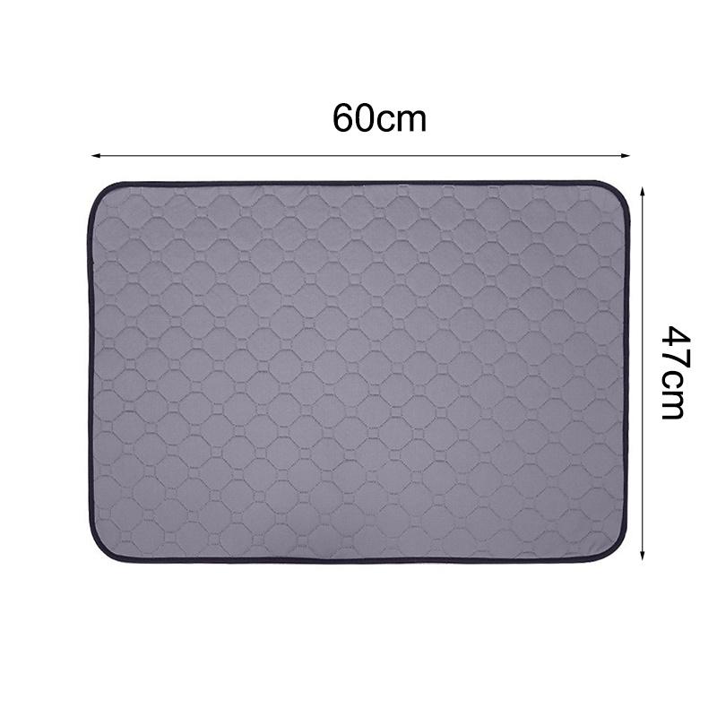 

Многоразовая пеленка для домашних животных, машинная стирка, нескользящая и впитывающая, коврик для приучения к туалету S серый