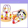 Wooden Kids Bead Stringing Toy With Animal Shapes For Early Learning And Fine Motor Skills Development