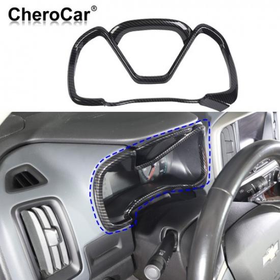 Carbon Fiber Inner Dash Trument Box Cover Trim for Chevrolet  GMC-CANYON 14+