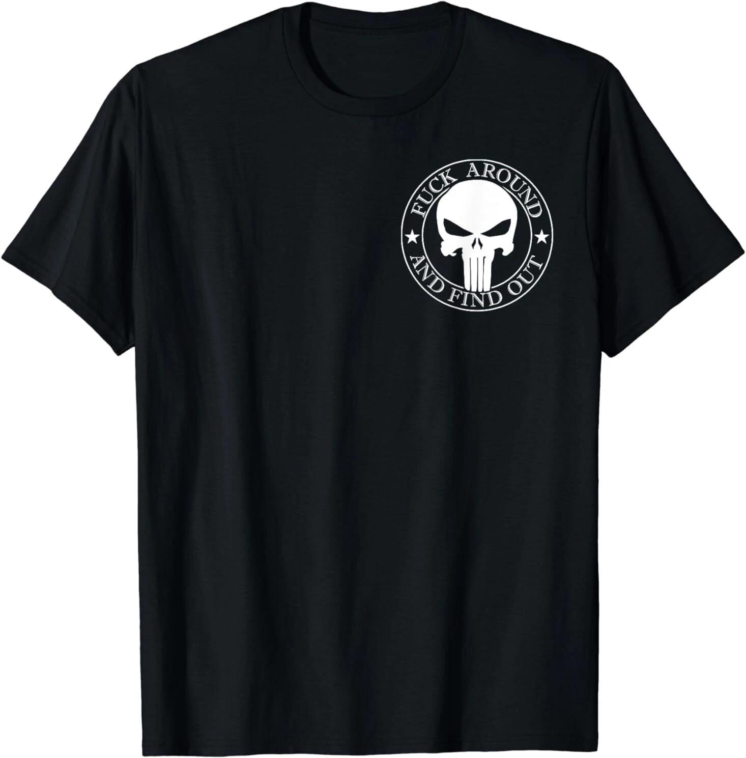 Funny F Around And Find Out Meme Design Gift Idea Tee T-Shirt S-3XL M