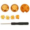 Gamepad Metal Buttons Aluminum Alloy DIY Replacement Game Controller Button Parts for Switch Pro Game Controller Gold