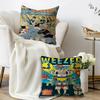 Weezer Music Band  Cushion Cover Pillowcase Upholstery Sofa Throw Pillow Home Decor Pillowcas
