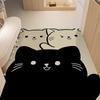 Cute Cat Household Door Floor Mat Leather Floor Mat Entry Door Porch Non-Slip And Wear-Resistant Foot Mat Girl Heart Floor Mat