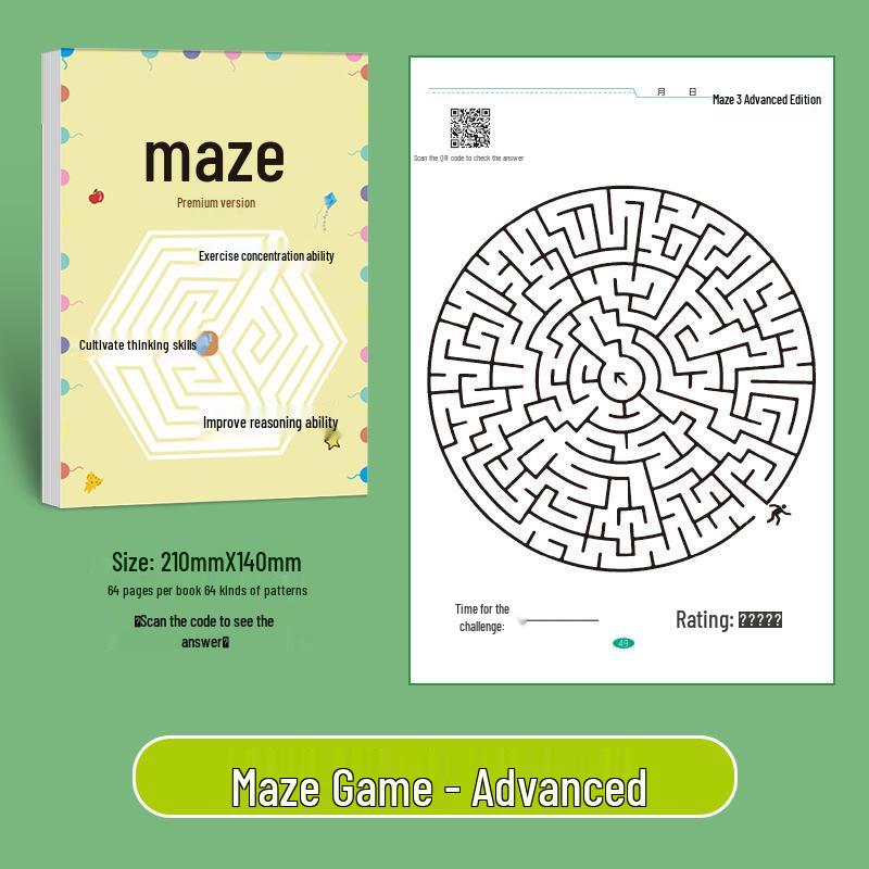 Children's Maze Training Book: Enhance Elementary Students' Thinking with Fun Attention-Boosting Puzzles