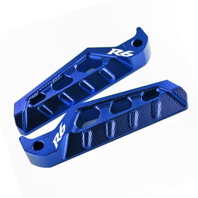 

Для Yamaha YZFR6 YZF R6 R6S 1999-2015 2005 2007 2010 Аксессуары для мотоциклов Подставка для ног заднего пассажира Подножки для ног Задние педали синий