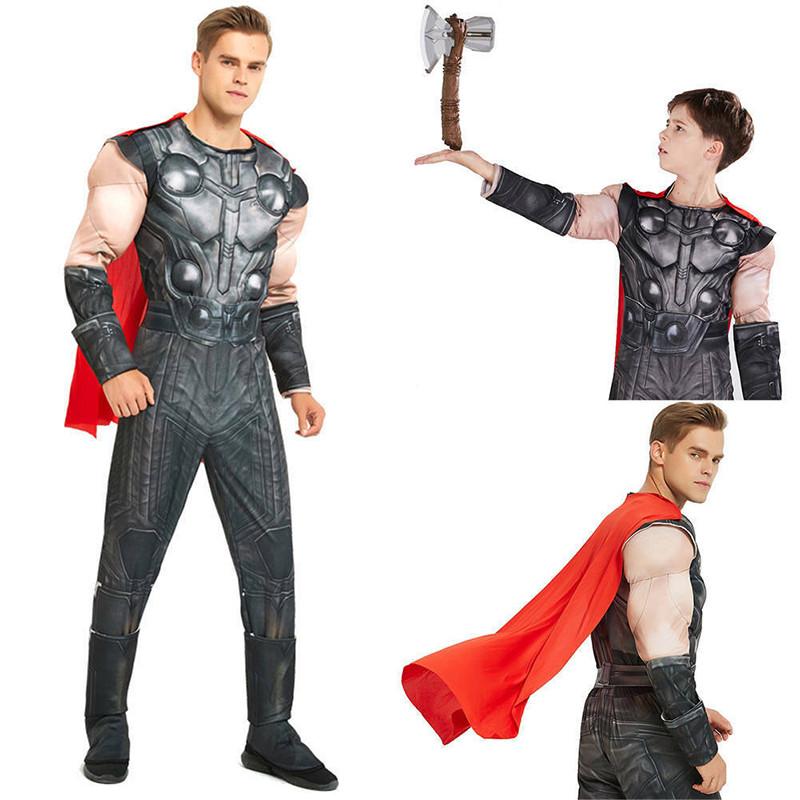 Avengers Endgame Thor Superhero Costume For Adults With Exquisite Workmanship And Breathable Material