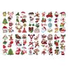10 Pack Christmas Temporary Tattoos for Kids and Adults - Holiday Party Favors, Festive Body Decals, Christmas Stocking Stuffers Gift
