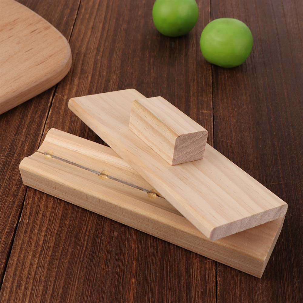 Household Wooden Chestnut Opener Safe Anti Slip Nut Opener Convenient Manual Water Hyacinth Peeler Restaurant