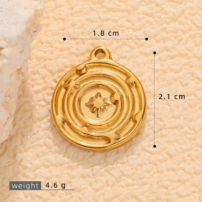 

European & American Electroplated Eight-Point Star Pendant Necklace for Women - Sweater Chains, Earrings, Bracelet Accessories