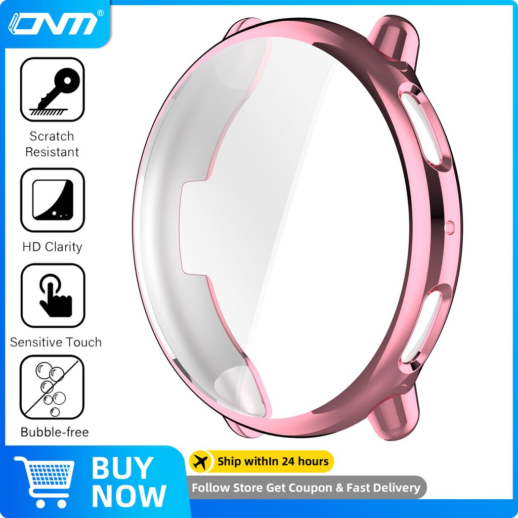 Capa para Amazfit Active 2 Capa Protetora de Tela TPU Macio Cobertura Protetora Total para Acessórios Active2