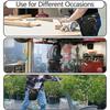 Half Body Fanny Pack Black Multifunctional Apron Mountaineering Travel Wear Resistant Gardening Haircut Kit