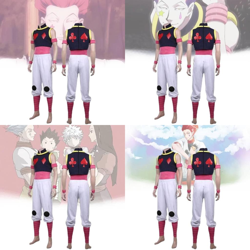 Halloween Stage Costume Full-time Hunter Hisoka Cosplay Clothing Wholesale