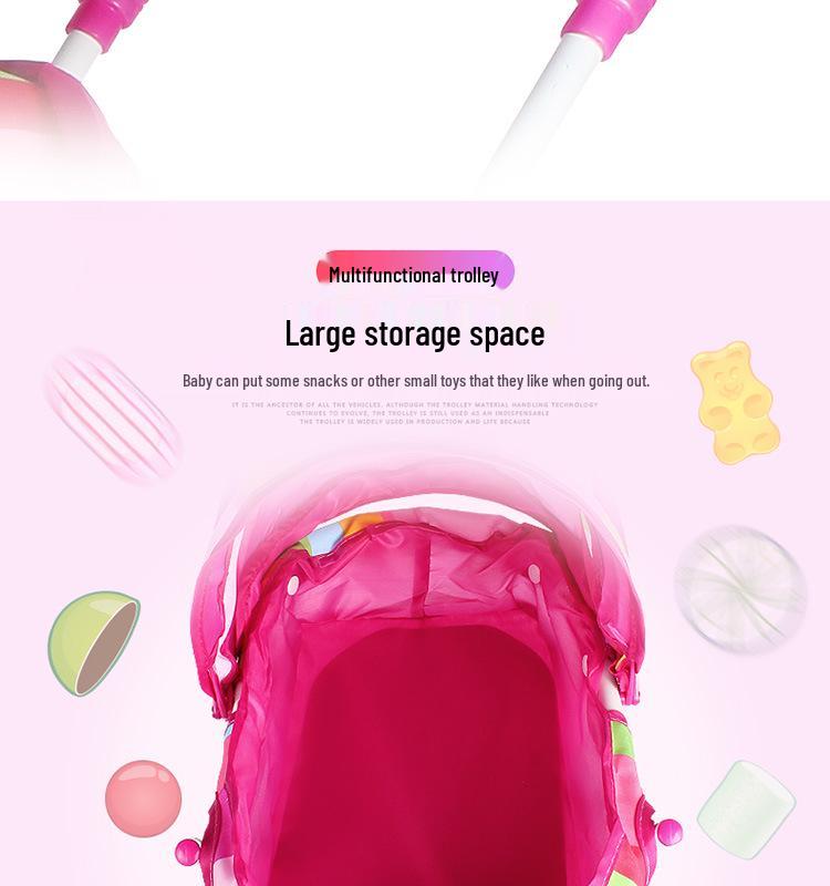 Children's Playhouse with Doll & Stroller Set