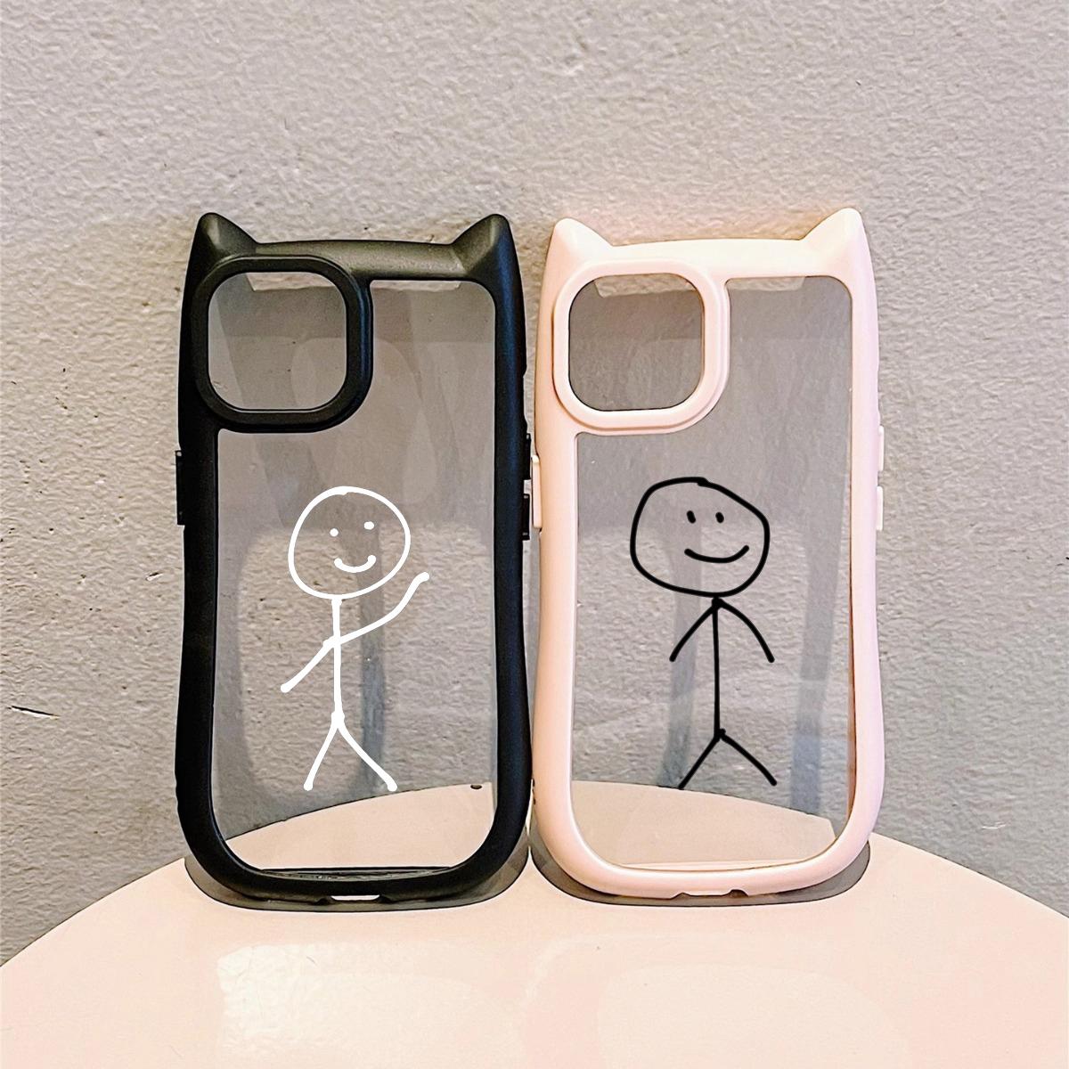 Мягкие чехлы для телефонов с кошачьими ушками для iPhone 16 15 13 12 11 Pro Max 14 Plus — фото 8