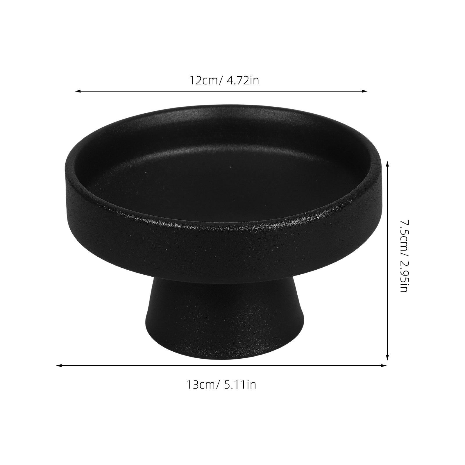 

Retro Style Ceramic Flower Pot Decorative Indoor Planter for Asparagus Fern and Floral Arrangements Home Office чёрный