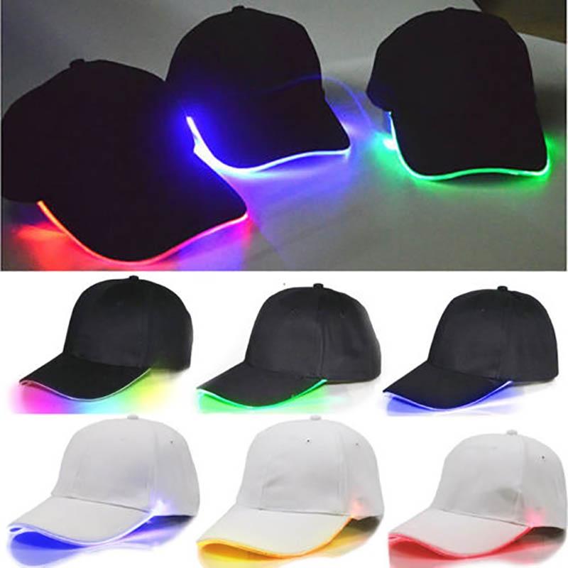 Vibrant Lighted Baseball Cap With Two Glow Modes Perfect For Night Sports And Celebrations