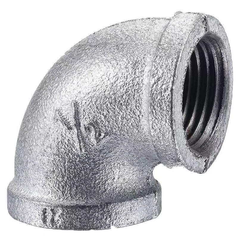 Galvanized Malleable Iron 90-Degree Threaded Elbow