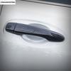 Door Handle / Rearview Mirror Cap Shell Cover Trim For Nissan Navara NP300 / Terra 2017 -  Chrome / Carbon Fiber Accessories