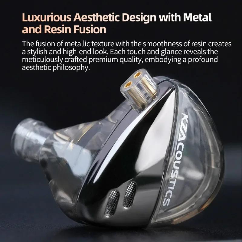 KZ Libra Ultra Low Distortion Wired HiFi Headphones 3 Versions Balanced High-Res X Dynamic Driver Replaceable Cable IEM Earbuds